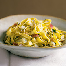 Fettuccine with Clam Sauce and Potatoes