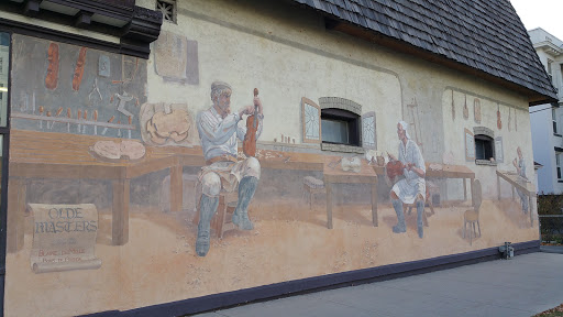 Mural outside of Peter Prier