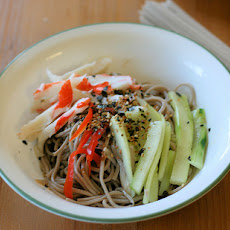 Cold Soba Noodle Salad With Cucumber and Shiitake