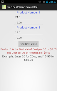 How to install Free Best Value Calculator 2.0 apk for bluestacks