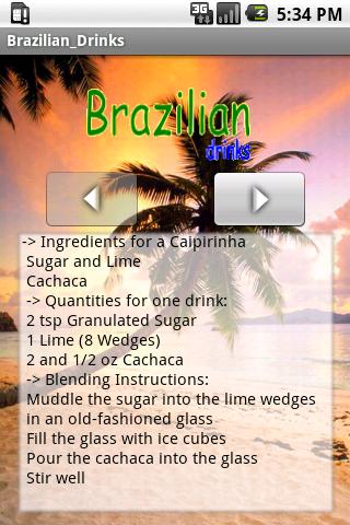 Brazilian Drinks