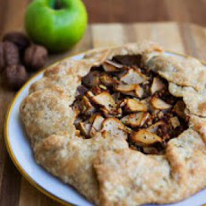 Apple Walnut Gorgonzola Rustic Tart