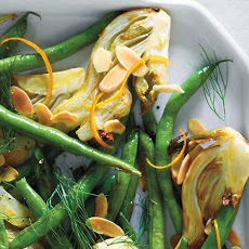 Fennel and Green Beans with Orange and Almonds
