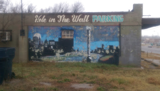 Hole in the Wall Parking Mural