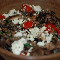 Bulgur-Mushroom Stove Top Pilaf