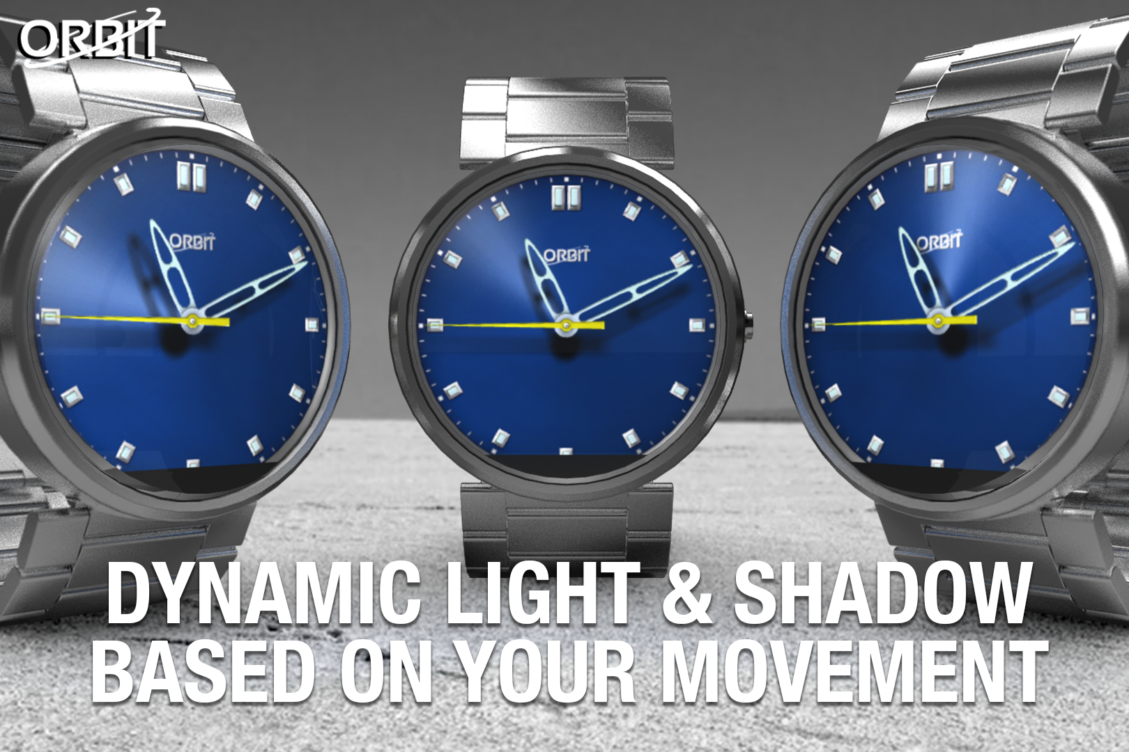 Android application Ellipse 3D Watch Face screenshort