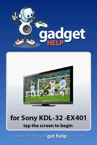 Sony KDL 32EX401 - Gadget Help