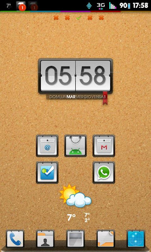 Go Launcher Theme Corkboard