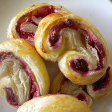 Cranberry Cream Cheese Palmiers