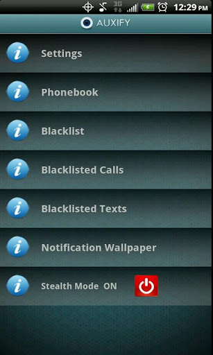 Auxify Call Blocker SMS Eraser