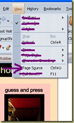 page source