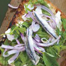 Pizza in the Raw with White Anchovies