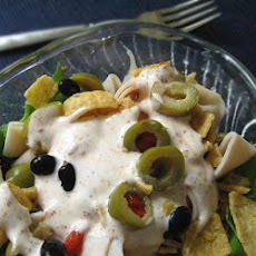Layered Mexican Chicken Salad