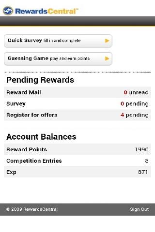 Rewards Central AU App