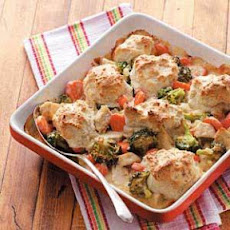 Alfredo Chicken 'n' Biscuits