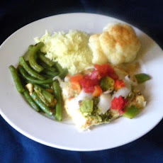 Egyptian Style Baked Fish  (Saneya Semaak)