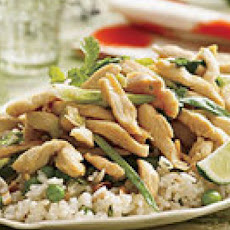 Lime Rickey Chicky and Buttered Almond Rice