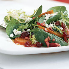 Frisée, Baby Spinach, and Golden Beet Salad