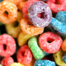 Fruit Loop Rice Krispies Treats