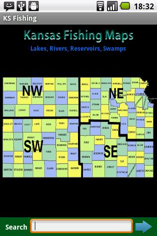 Kansas Fishing Maps - 3K Maps