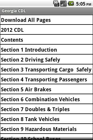 Georgia CDL Manual