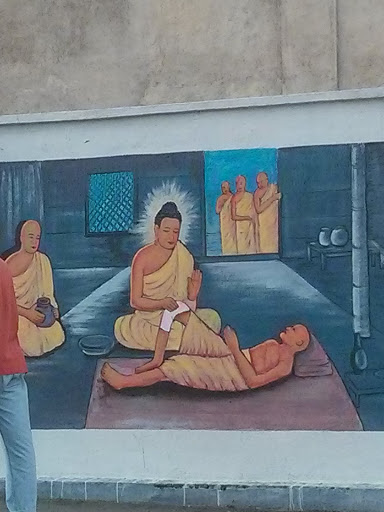 Murals on Ayurveda Hospital Walls