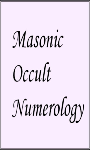 Masonic Occult Numerology