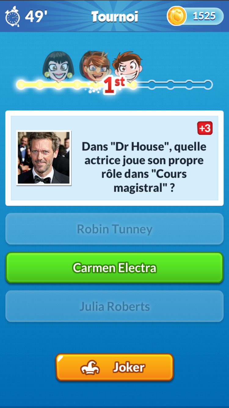 Android application Quiz Run screenshort