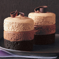 Triple-Chocolate Mousse Cake