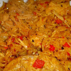 Chicken With Chickpeas and Saffron Rice