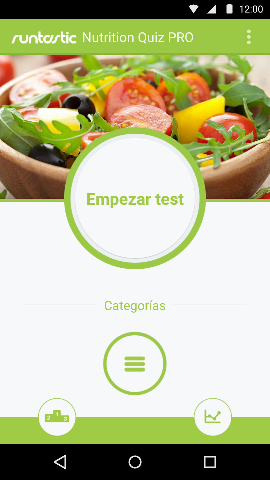 Android application Runtastic Health Myths PRO screenshort