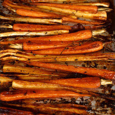 Maple-Glazed Parsnips And Carrots
