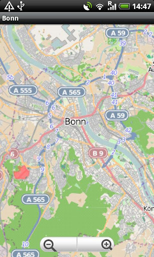 Bonn Street Map