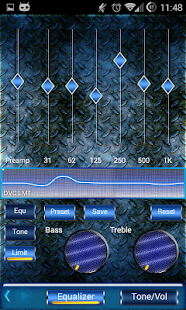 How to mod Poweramp Skin Blue Metal lastet apk for pc