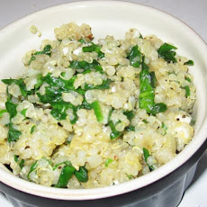 Quinoa With Spinach and Feta Cheese