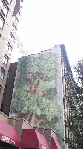 Tree Mural on York Avenue