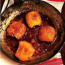 Roasted Apples with Buttermilk Custard Sauce