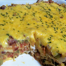 Tortilla and Bean Casserole