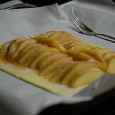 Ouzo Spiced Pears Wrapped in Puff Pastry