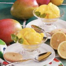 Mango Lemon Sorbet