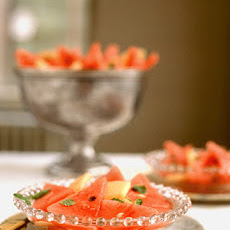 Melon with Lime Syrup