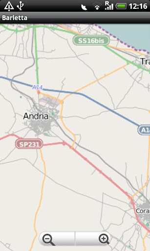 Barletta Andria Street Map