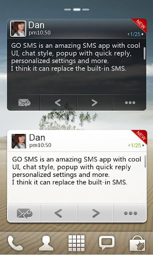 GO SMS Pro Widget