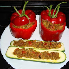 Spiced Ground Beef. for Stuffing Vegetables