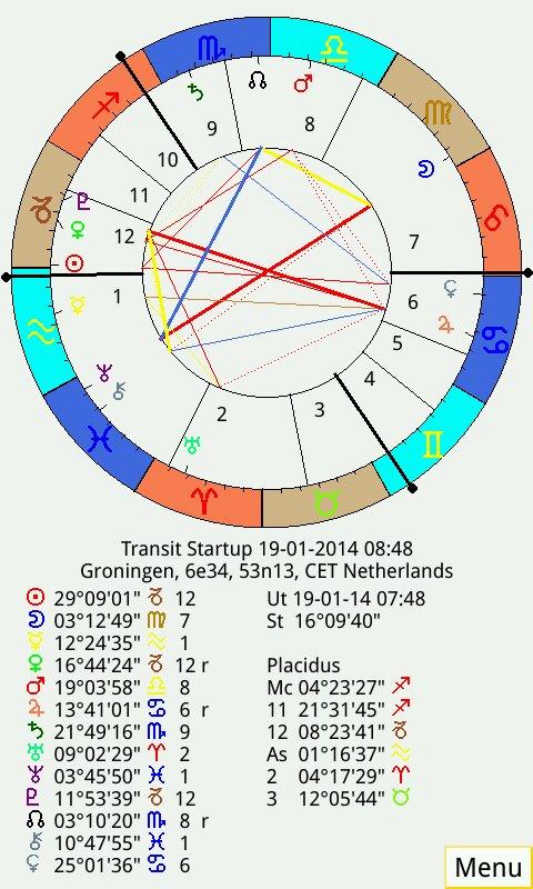 Android application Planetdance Astrology screenshort