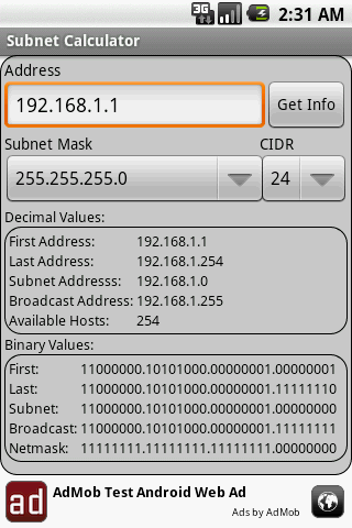 Subnet Calculator