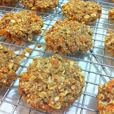 Olive oil red quinoa carrot cookies.