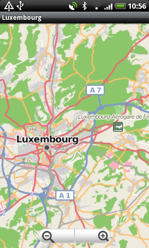 Luxembourg Street Map