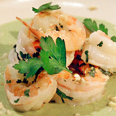 Rick's Shrimp in Green Almond Sauce