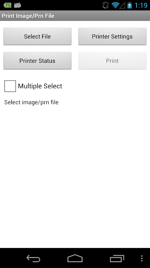 Brother Print SDK Demo — приложение на Android